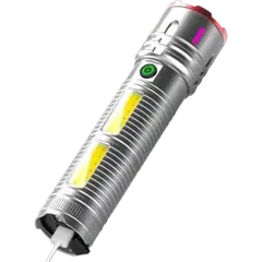 Rechargeable Aluminum Alloy Body Torch Light - X03 - Rokomari